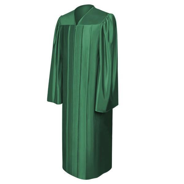 12 Colors Shiny Junior High/Middle School Graduation Gown - Graduation Cap&Gown