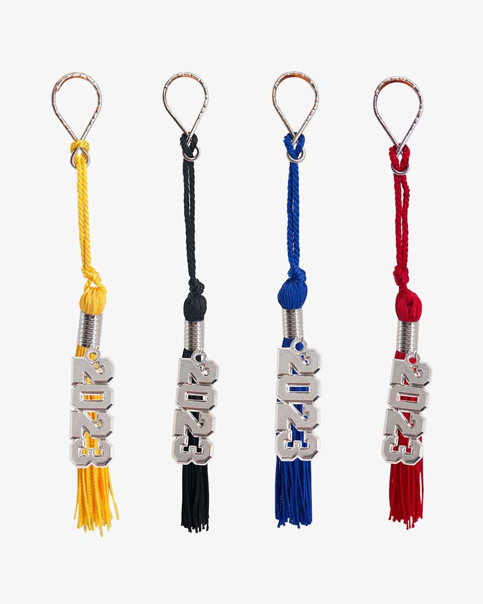 Tassel Keychain with Year Charm - Graduation Cap&Gown