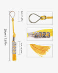 Tassel Keychain with Year Charm - Graduation Cap&Gown