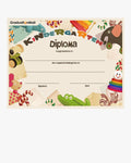 Kindergarten/Preschool Diploma - Graduation Cap&Gown