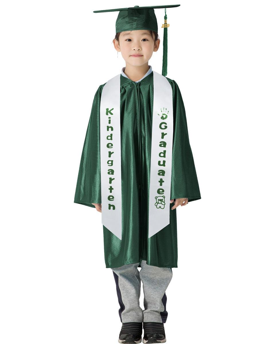 Kindergarten Graduation Sash Stole - 5 Colors Available - Graduation Cap&Gown