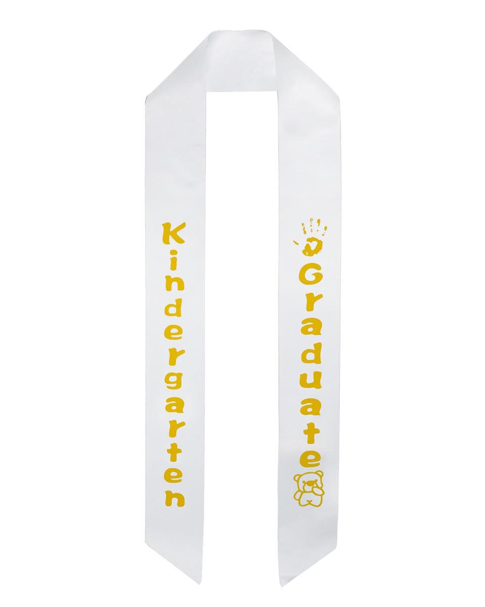 Kindergarten Graduation Sash Stole - 5 Colors Available - Graduation Cap&Gown