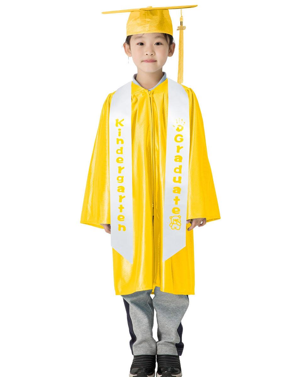 Kindergarten Graduation Sash Stole - 5 Colors Available - Graduation Cap&Gown
