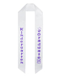 Kindergarten Graduation Sash Stole - 5 Colors Available - Graduation Cap&Gown