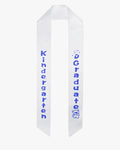 Kindergarten Graduation Sash Stole - 5 Colors Available - Graduation Cap&Gown