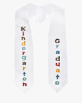 Kindergarten/Preschool Printed Graduation Stole - Graduation Cap&Gown