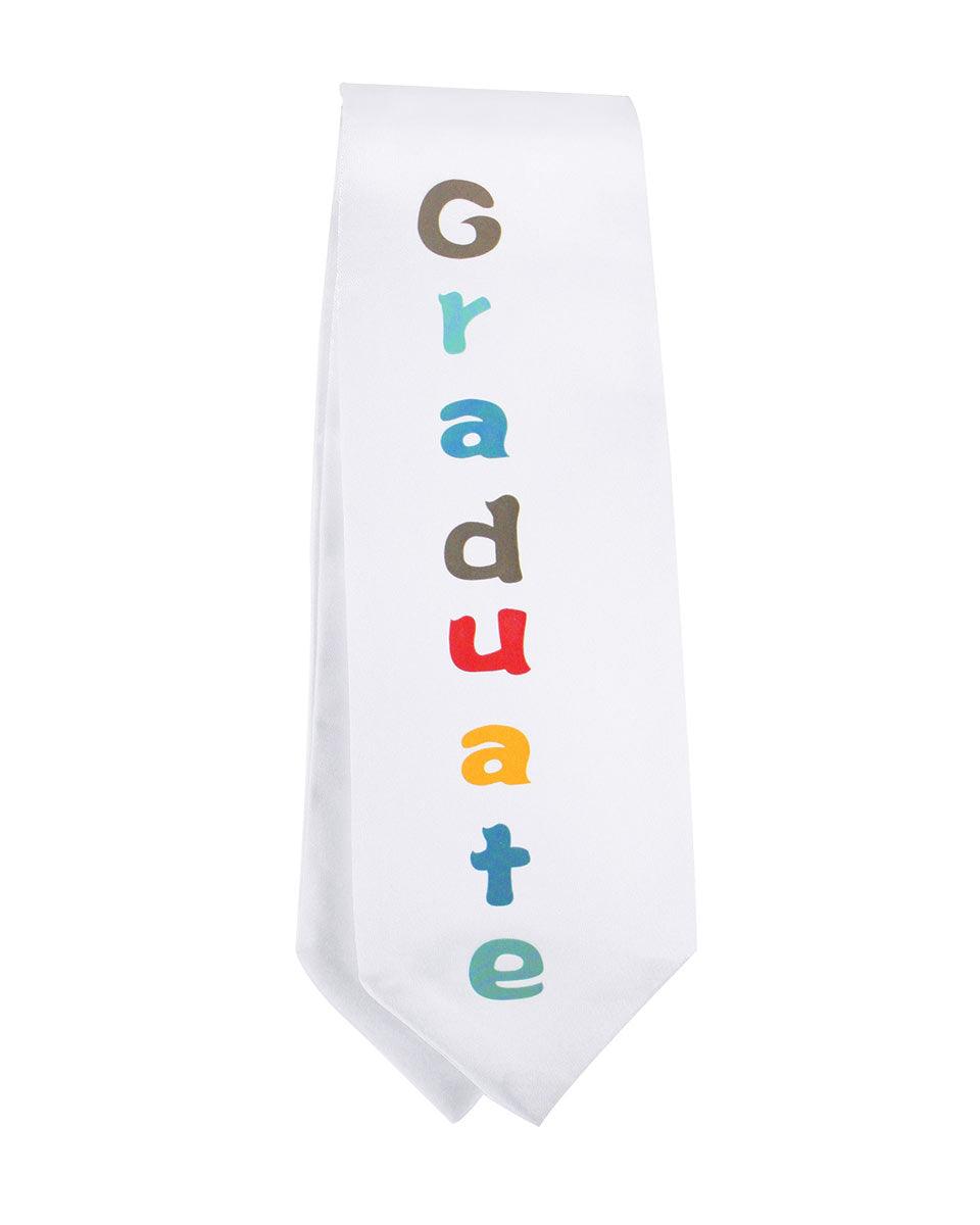 Kindergarten/Preschool Printed Graduation Stole - Graduation Cap&Gown