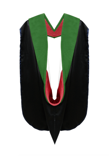 Doctor of Medicine Hood - Red & White - Graduation Cap&Gown