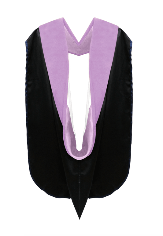 Doctor of Dentistry Hood - Lilac & White - Graduation Cap&Gown