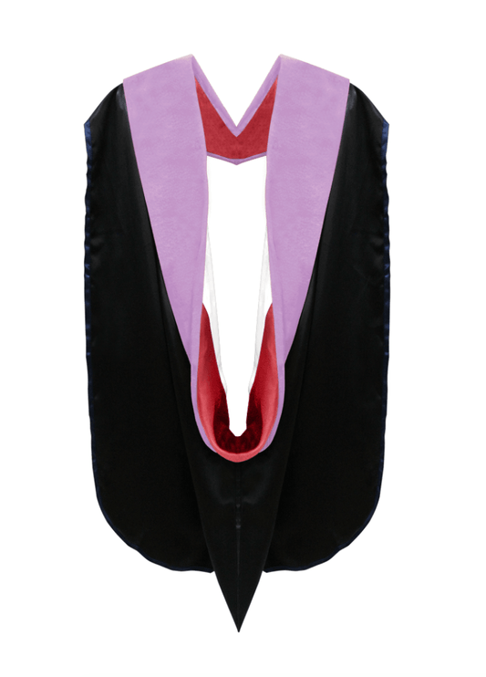 Doctor of Dentistry Hood - Red & White - Graduation Cap&Gown