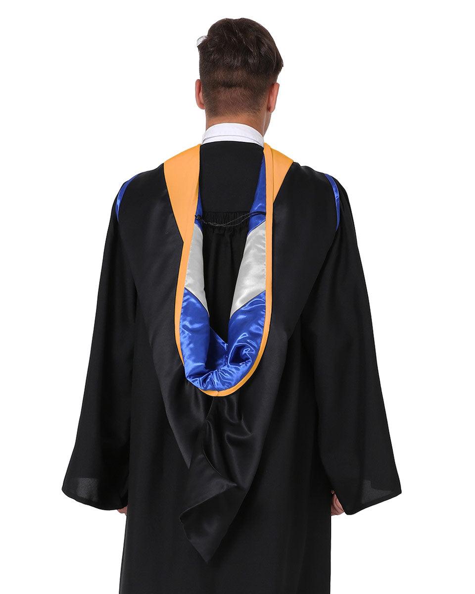 Deluxe Master Hood - 20 Color Combinations Available - Graduation Cap&Gown