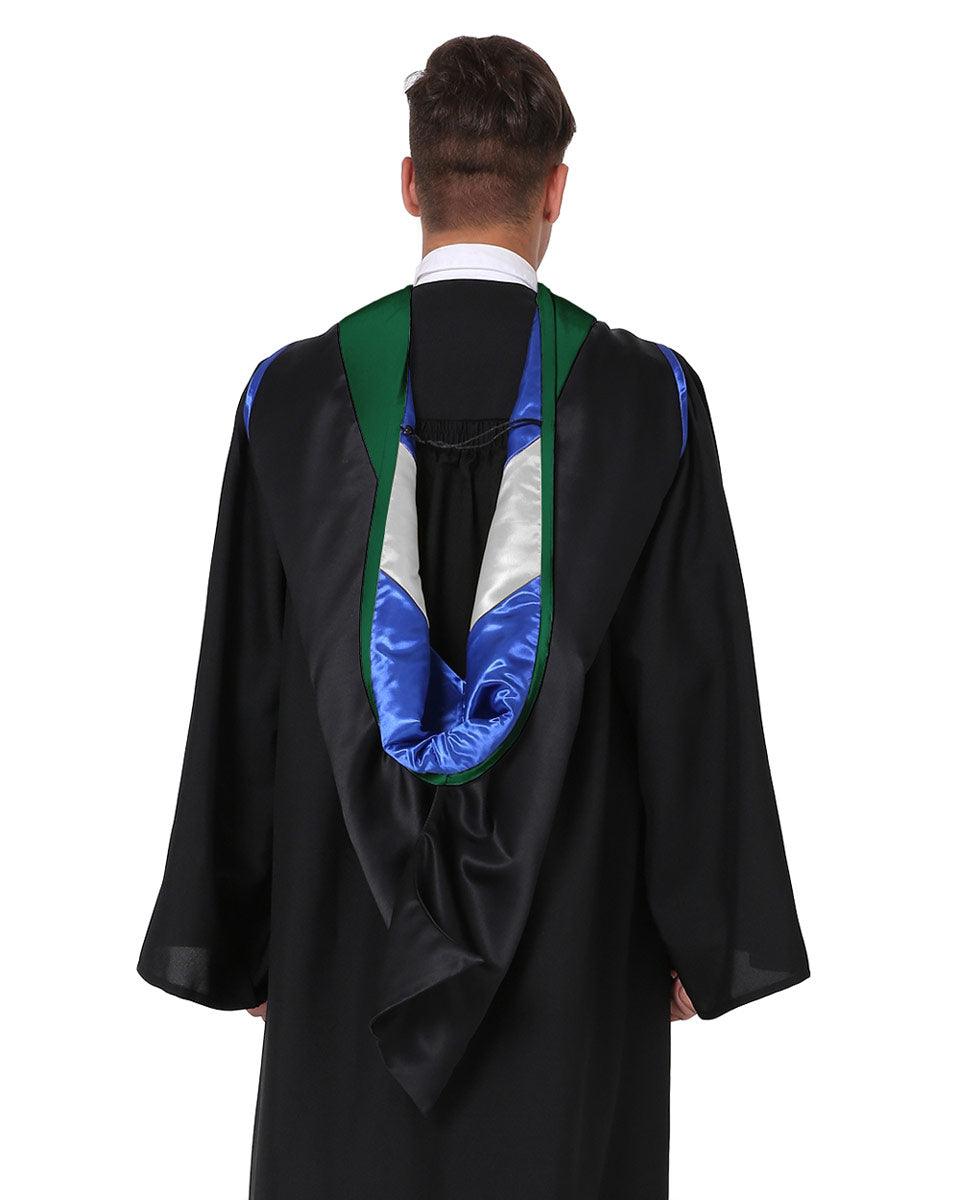 Deluxe Master Hood - 20 Color Combinations Available - Graduation Cap&Gown