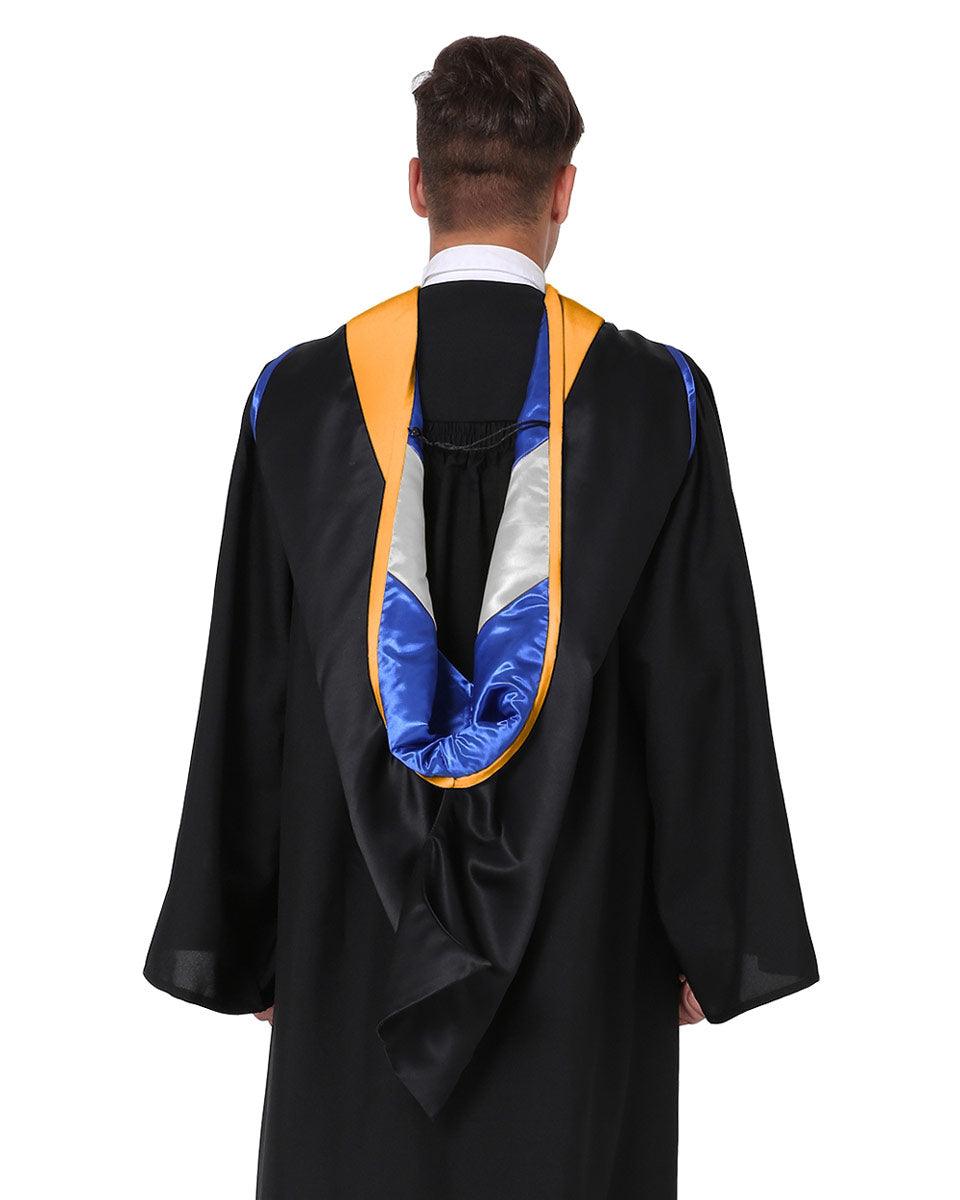 Deluxe Master Hood - 20 Color Combinations Available - Graduation Cap&Gown