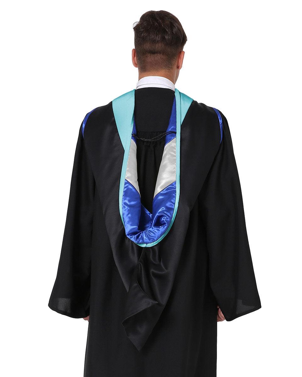 Deluxe Master Hood - 20 Color Combinations Available - Graduation Cap&Gown