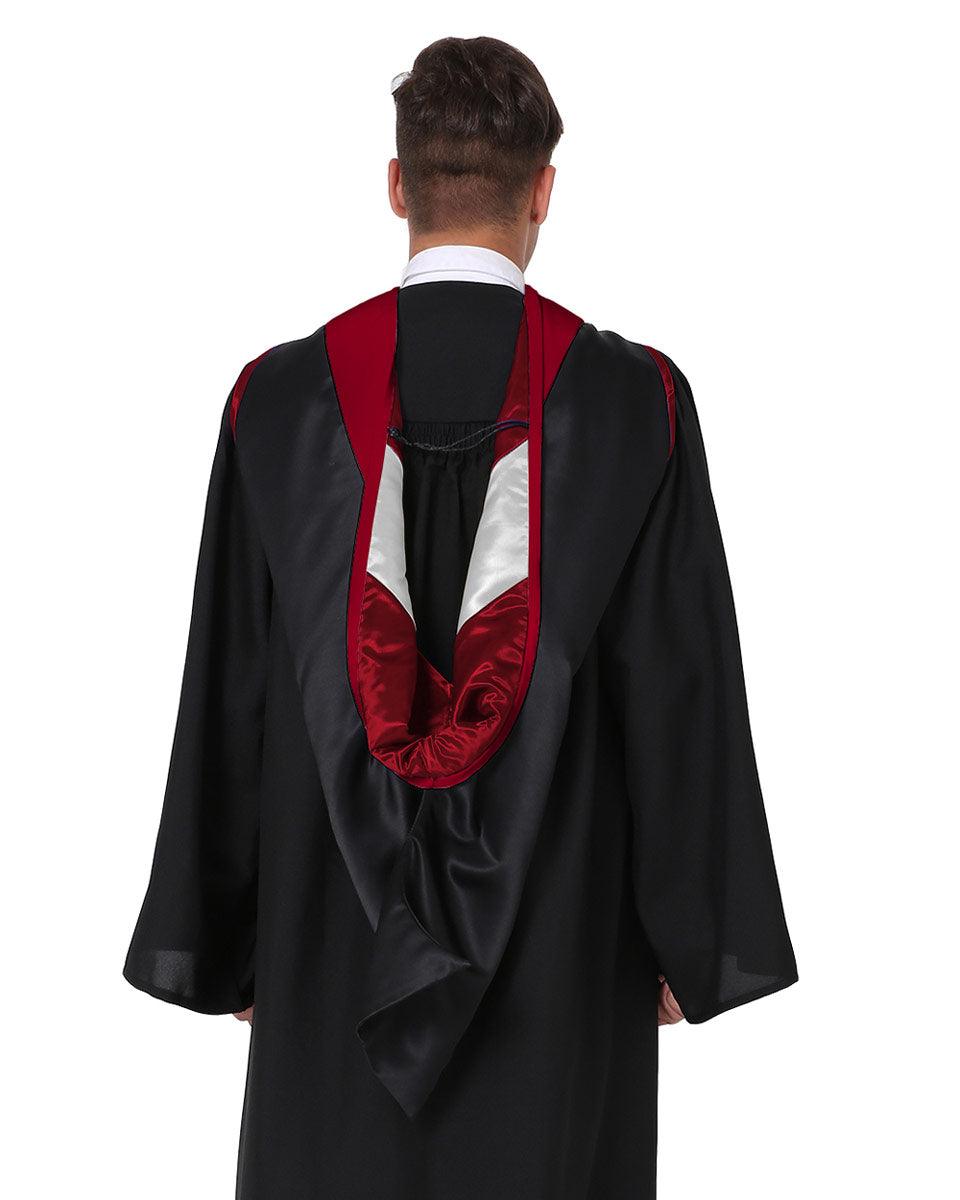Deluxe Master Hood - 20 Color Combinations Available - Graduation Cap&Gown