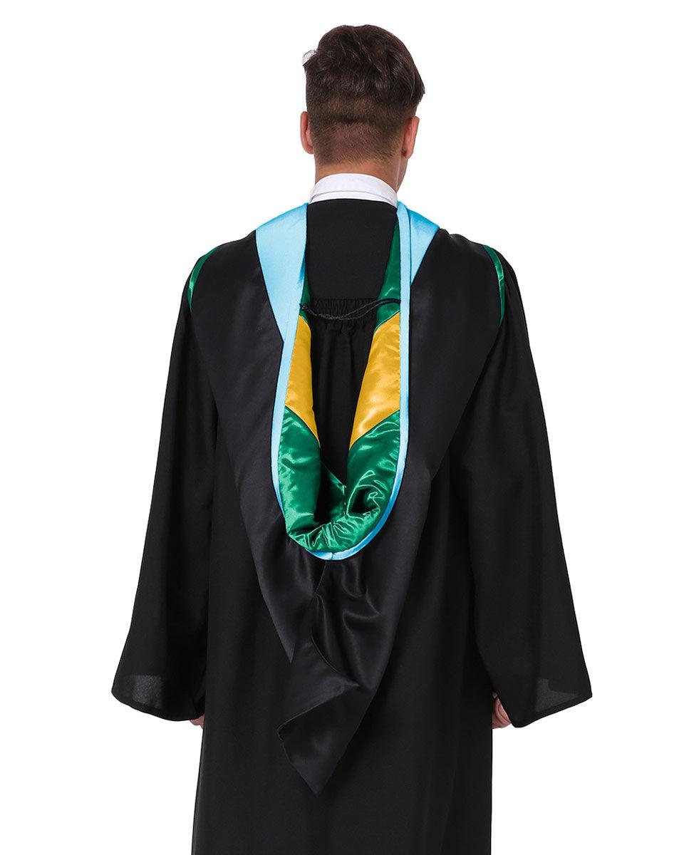 Deluxe Master Hood - 20 Color Combinations Available - Graduation Cap&Gown