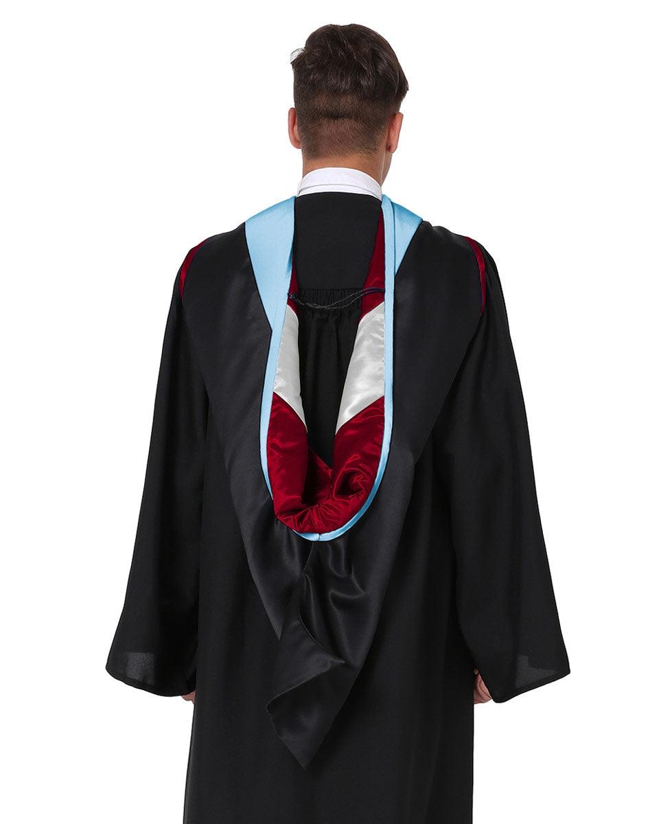 Deluxe Master Hood - 20 Color Combinations Available - Graduation Cap&Gown