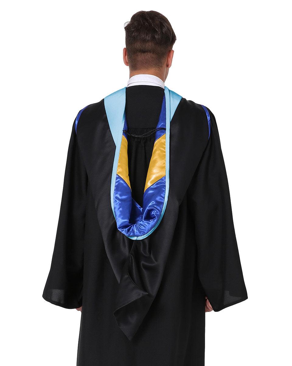 Deluxe Master Hood - 20 Color Combinations Available - Graduation Cap&Gown