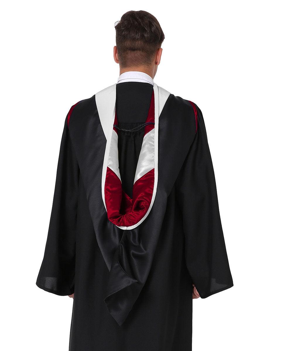 Deluxe Master Hood - 20 Color Combinations Available - Graduation Cap&Gown