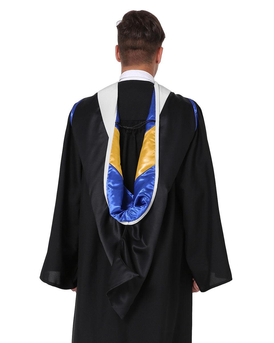 Deluxe Master Hood - 20 Color Combinations Available - Graduation Cap&Gown