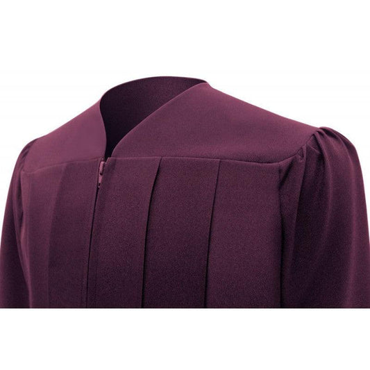Matte Maroon Junior High/Middle School Cap & Gown - Graduation Cap&Gown