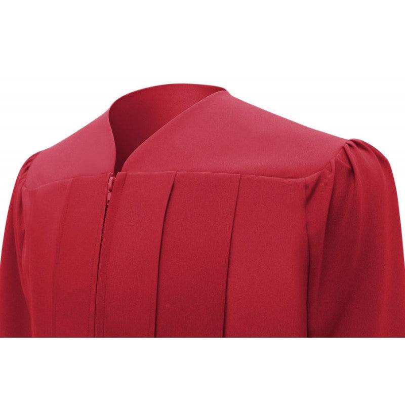 Matte Red Bachelors Academic Cap & Gown - Graduation Cap&Gown
