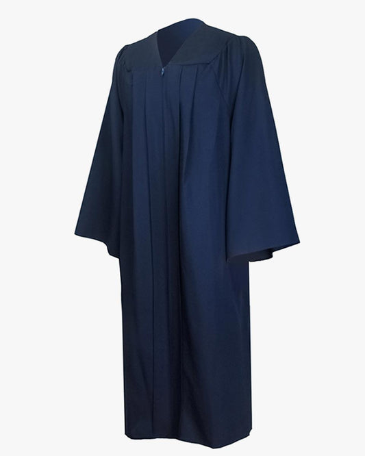 High School Premium Matte Graduation Gown Only - Navy TEST - Graduation Cap&Gown