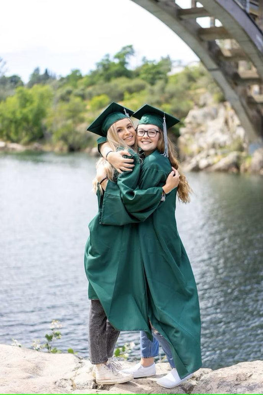10 Matte High School Graduation Gown - Graduation Cap&Gown