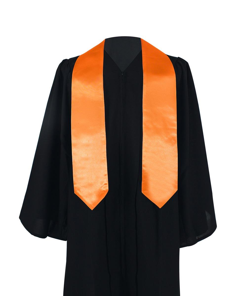 Plain Graduation Stole - 16 Colors Available - Graduation Cap&Gown