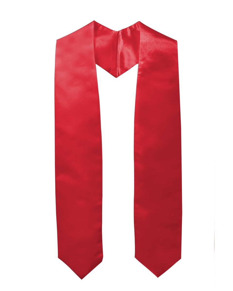 Plain Graduation Stole - 16 Colors Available - Graduation Cap&Gown
