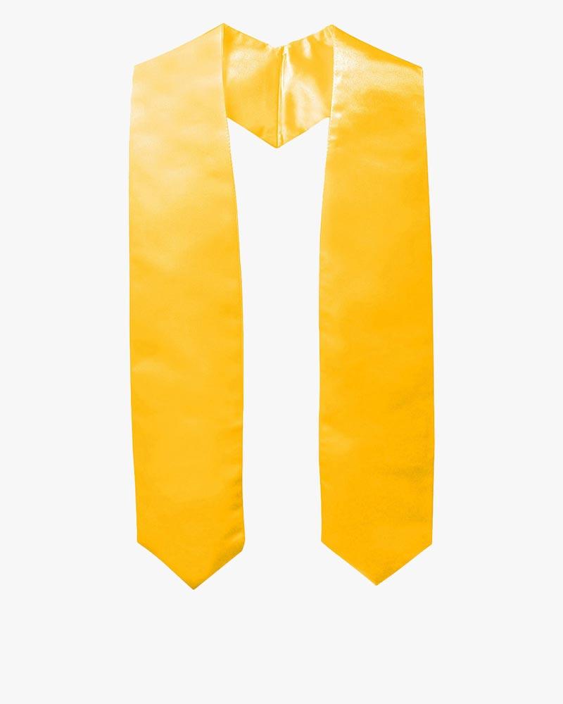 Plain Graduation Stole (Youth) - 15 Colors Available - Graduation Cap&Gown