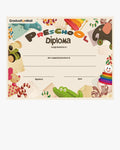 Kindergarten/Preschool Diploma - Graduation Cap&Gown