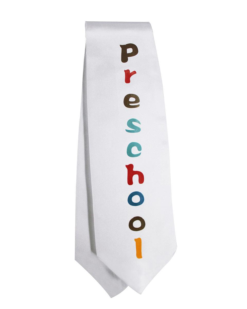 Kindergarten/Preschool Printed Graduation Stole - Graduation Cap&Gown