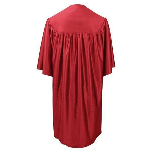 Shiny Red Kindergarten/Preschool Gown - Graduation Cap&Gown