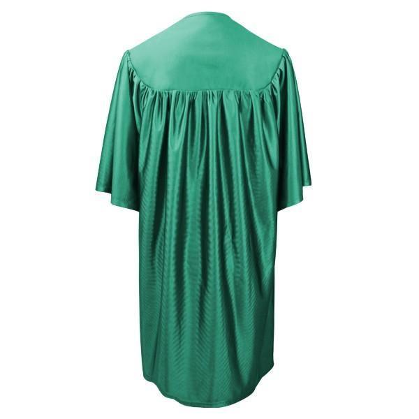 Shiny Emerald Green Kindergarten/Preschool Gown - Graduation Cap&Gown