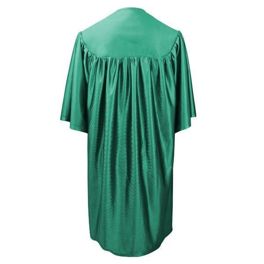 Shiny Emerald Green Kindergarten/Preschool Gown - Graduation Cap&Gown