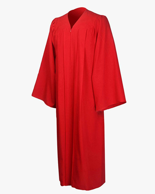 High School Premium Matte Graduation Gown Only - Red TEST - Graduation Cap&Gown