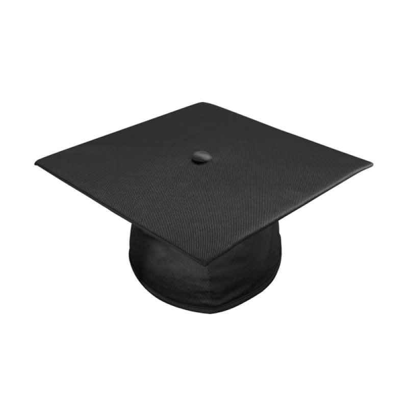 Shiny Black High School Cap & Gown - Graduation Cap&Gown