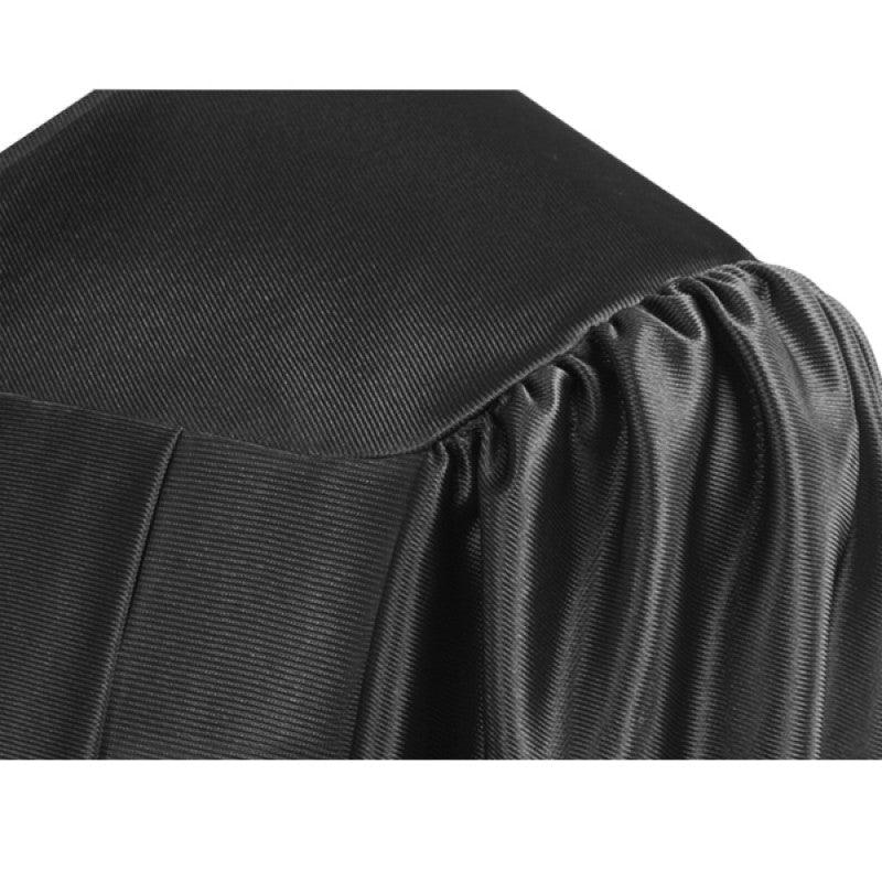 Shiny Black High School Cap & Gown - Graduation Cap&Gown