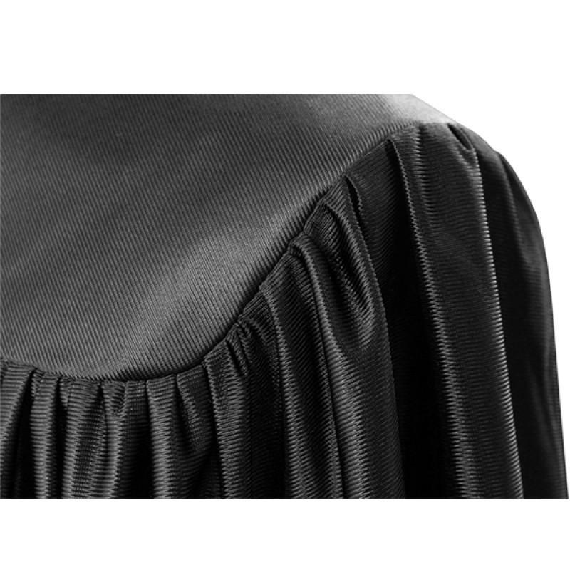 Shiny Black Kindergarten/Preschool Gown - Graduation Cap&Gown