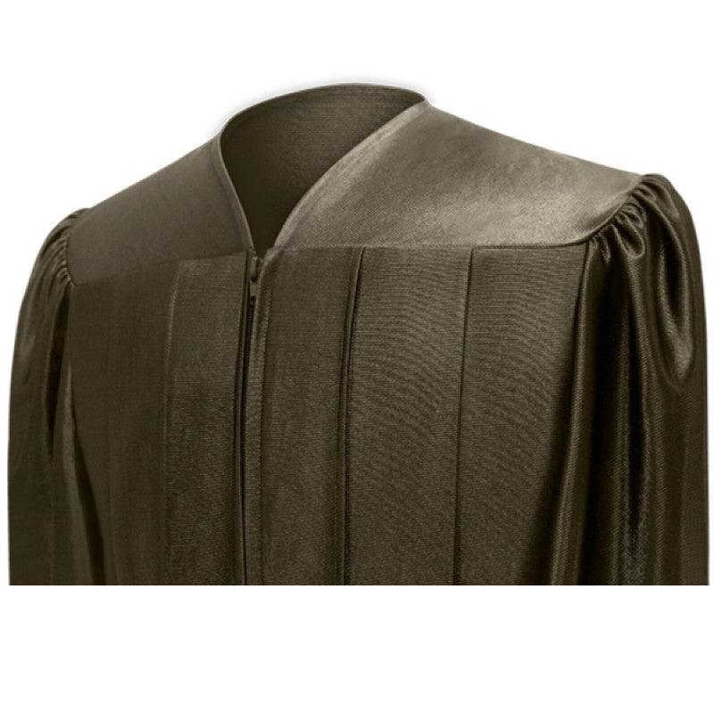 Shiny Brown Bachelors Academic Cap & Gown - Graduation Cap&Gown