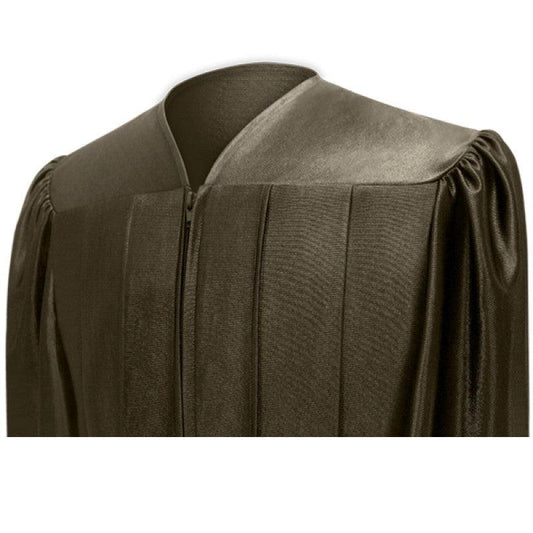 Shiny Brown Bachelors Academic Cap & Gown - Graduation Cap&Gown