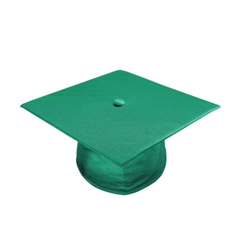 Shiny Emerald Green Bachelors Academic Cap & Gown - Graduation Cap&Gown