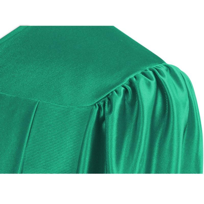 Shiny Emerald Green Bachelors Academic Cap & Gown - Graduation Cap&Gown