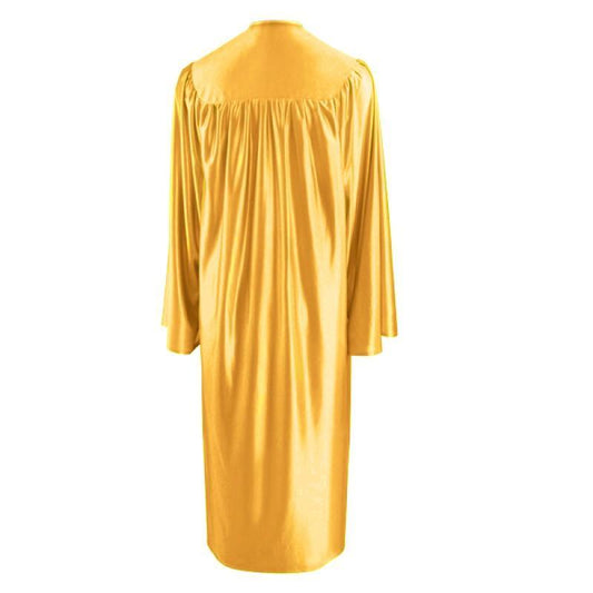 Shiny Antique Gold Elementary Gown - Graduation Cap&Gown