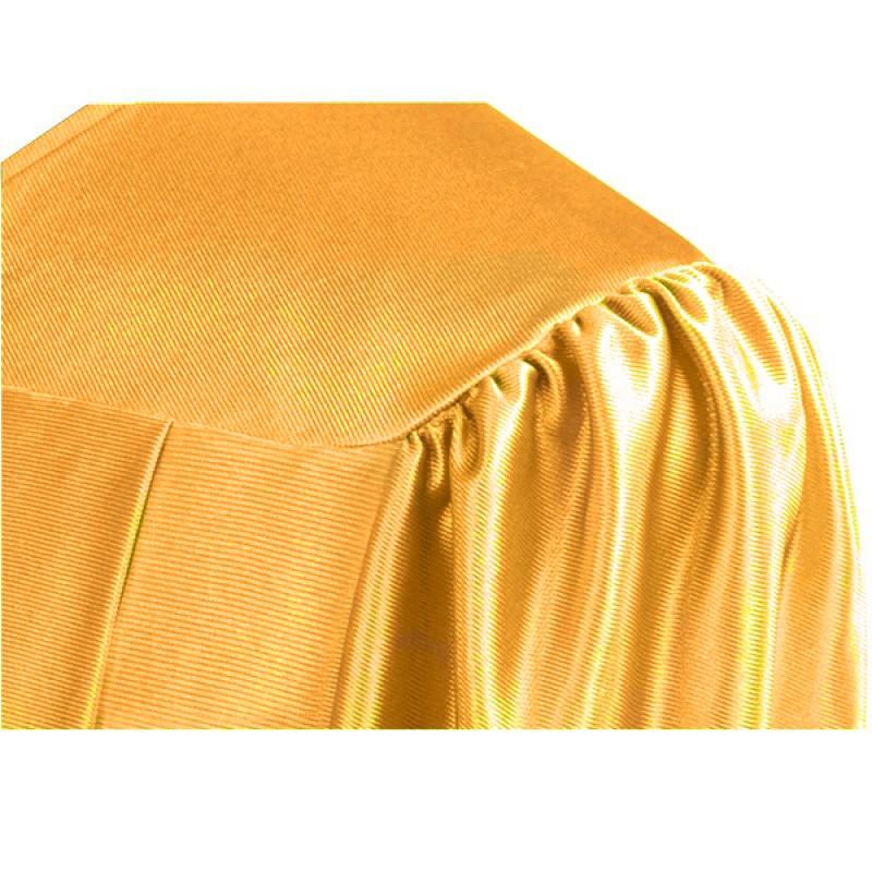 Shiny Antique Gold High School Cap & Gown - Graduation Cap&Gown
