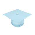 Shiny Light Blue Bachelors Academic Cap & Gown - Graduation Cap&Gown