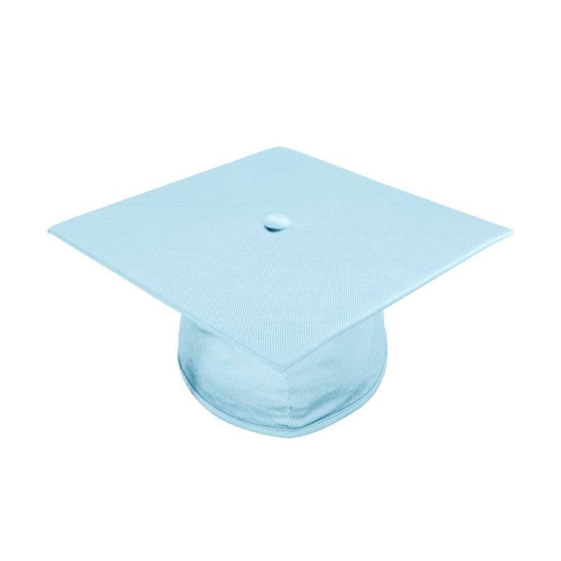 Shiny Light Blue Bachelors Academic Cap & Gown - Graduation Cap&Gown