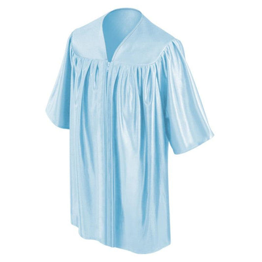 Shiny Light Blue Kindergarten/Preschool Gown - Graduation Cap&Gown