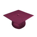Shiny Maroon Bachelors Academic Cap & Gown - Graduation Cap&Gown